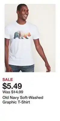 Old Navy Old Navy Soft-Washed Graphic T-Shirt offer
