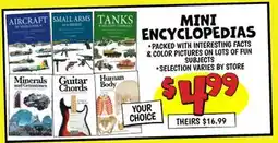 Ollie's MINT ENCYCLOPEDIAS offer
