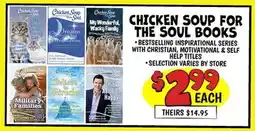 Ollie's CHICKEN SOUP FOR THE SOUL BOOKS offer