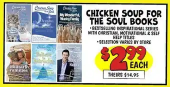 Ollie's CHICKEN SOUP FOR THE SOUL BOOKS offer