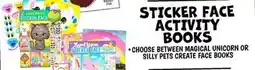 Ollie's STICKER FACE ACTIVITY BOOKS offer