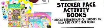 Ollie's STICKER FACE ACTIVITY BOOKS offer