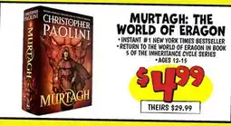 Ollie's MURTAGH: THE WORLD OF ERAGON offer
