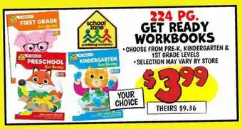 Ollie's 224 PG. GET READY WORKBOOKS offer