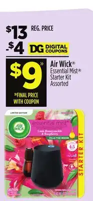 Dollar General Essential Mist Starter Kit offer