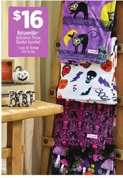 Dollar General Halloween Throw Blanket Assorted offer