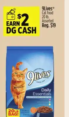 Dollar General Cat Food offer