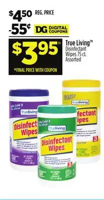 Dollar General Disinfectant Wipes offer