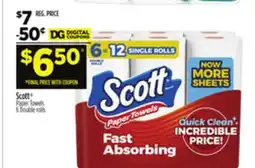 Dollar General Paper Towels offer