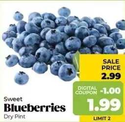 Roche Bros Sweet blueberries offer
