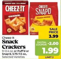 Roche Bros Cheez-it snack crackers offer