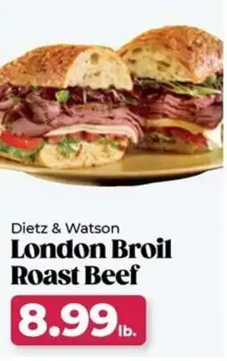Roche Bros Dietz & watson london broil roast beef offer