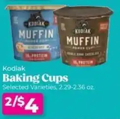 Roche Bros Kodiak baking cups offer