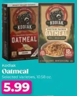 Roche Bros Kodiak oatmeal offer