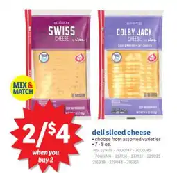 Lidl deli sliced cheese offer