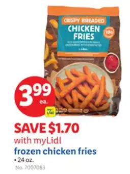 Lidl frozen chicken fries offer