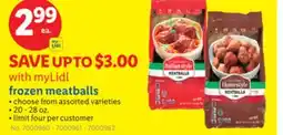 Lidl frozen meatballs offer