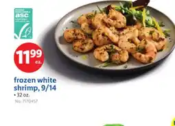 Lidl frozen white shrimp, 9/14 offer