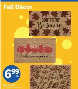 Lidl fall coir mat offer