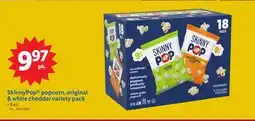 Lidl SkinnyPop popcorn, original & white cheddar variety pack offer