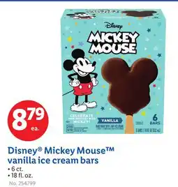 Lidl Disney Mickey Mouse vanilla ice cream bars offer