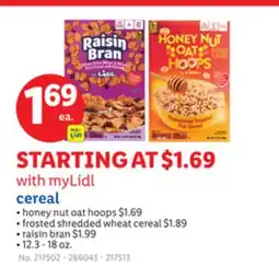 Lidl cereal offer