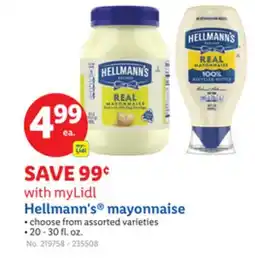 Lidl Hellmann's mayonnaise offer
