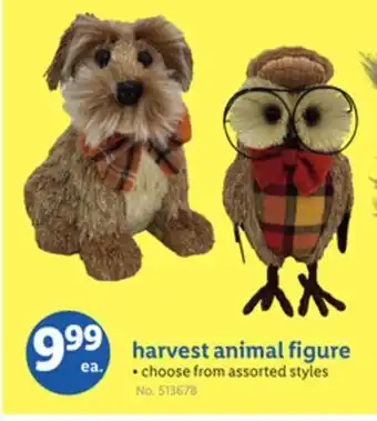 Lidl harvest animal figure offer