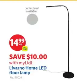 Lidl Livarno Home LED floor lamp offer
