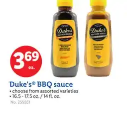 Lidl Duke's BBQ sauce offer