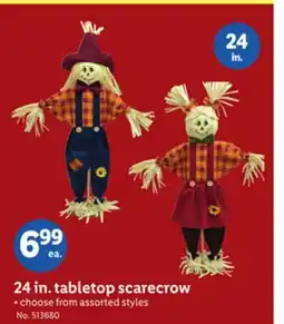Lidl 24 in tabletop scarecrow offer