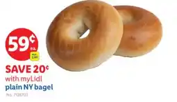 Lidl plain NY bagel offer