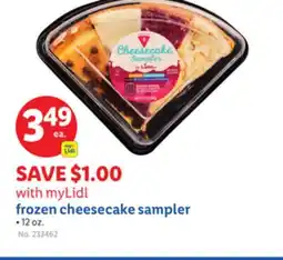 Lidl frozen cheesecake sampler offer