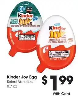 Ralphs Kinder Joy Egg offer
