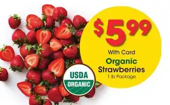 Ralphs Organic Strawberries offer