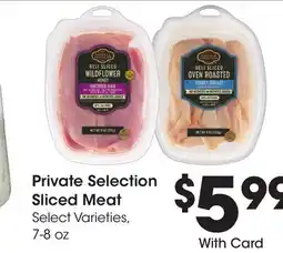 Ralphs Private Selection Sliced Meat offer