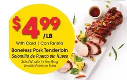 Ralphs Boneless Pork Tenderloin offer