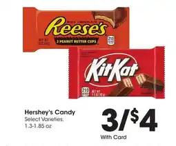 Ralphs Hershey's Candy offer