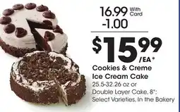 Ralphs Cookies & Creme Ice Cream Cake offer