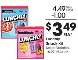 Ralphs Lunchly Snack Kit offer