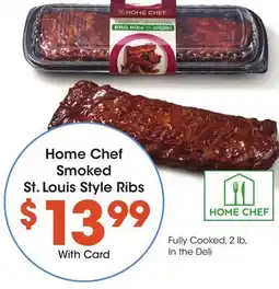 Ralphs Home Chef Smoked St. Louis Style Ribs offer