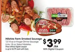 Ralphs Hillshire Farm Smoked Sausage offer