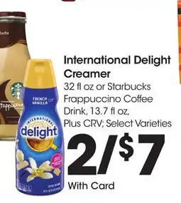 Ralphs International Delight Creamer offer