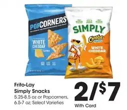 Ralphs Frito-Lay Simply Snacks offer