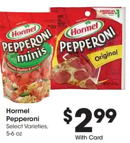 Ralphs Hormel Pepperoni offer