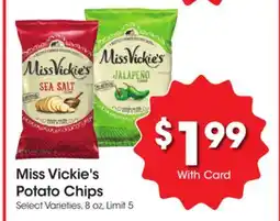 Ralphs Miss Vickie's Potato Chips offer
