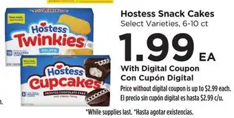 Food 4 Less Hostess Snack Cakes offer