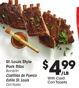 Ralphs St. Louis Style Pork Ribs offer