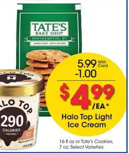 Ralphs Halo Top Light Ice Cream offer