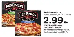 Food 4 Less Red Baron Pizza offer
